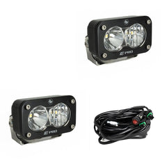 LED Light Pods Spot Pattern Pair S2 Pro Series Baja Designs