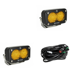 LED Light Pods Spot Pattern Pair S2 Pro Series Baja Designs