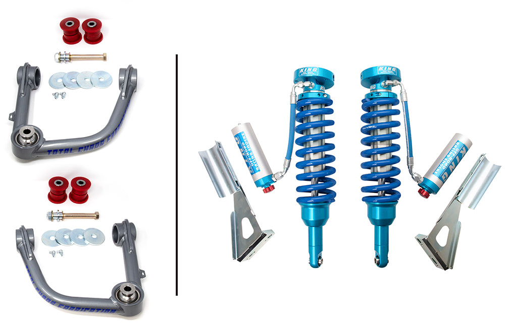 UCA W/ ADJUSTABLE COILOVER 2.5 INCH DIAMETER SHOCKS <br>- 4TH GEN 4RUNNER