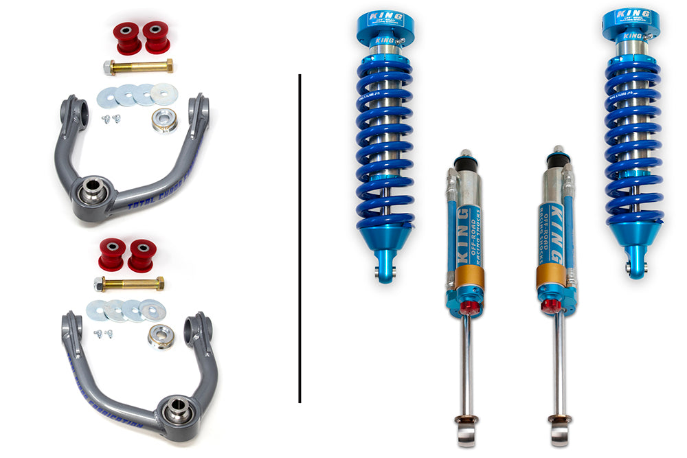 UCA W/ FRONT AND REAR 2.5 INCH DIAMETER ADJUSTABLE SHOCKS <br>- 3RD GEN 4RUNNER