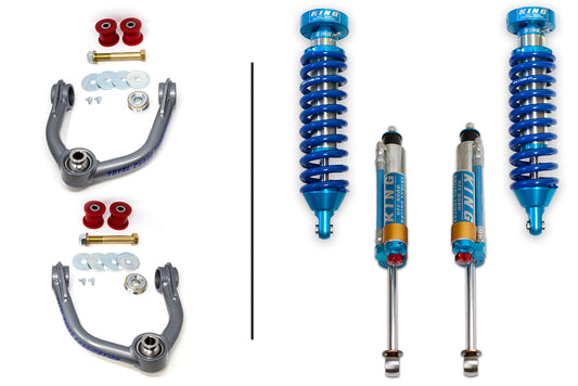 UCA W/ FRONT AND REAR 2.5 INCH DIAMETER ADJUSTABLE SHOCKS <br>- 3RD GEN 4RUNNER