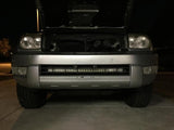 32" Lower Bumper Hidden LED Light Bar Brackets Kit For 2003-2009 Toyota 4Runner