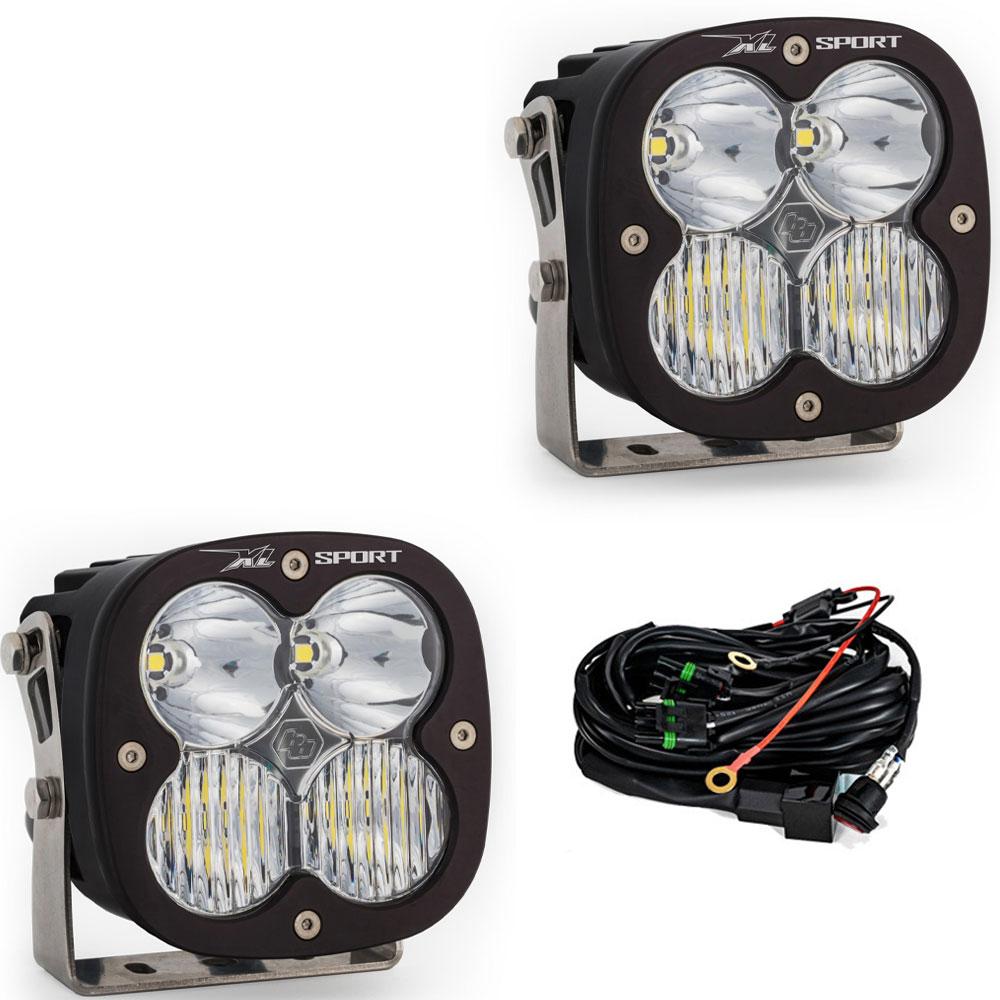 LED Light Pods High Speed Spot Pattern Pair XL Sport Series Baja Designs