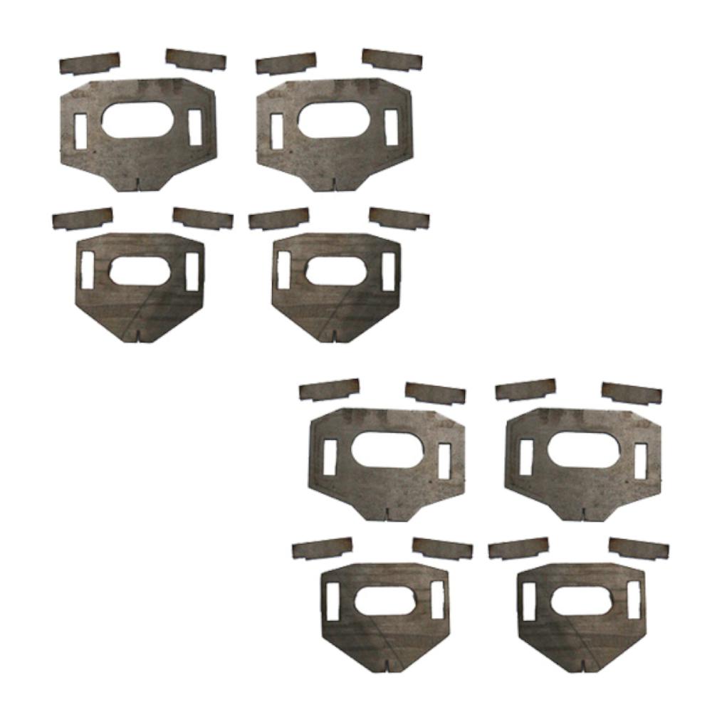 LOWER CONTROL ARM CAM TAB GUSSETS - HILUX VIGO