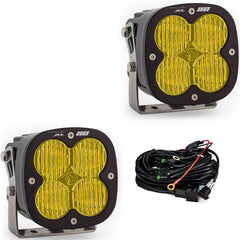 LED Light Pods Baja Amber Lens Driving Combo Pattern Pair XL80 Series Baja Designs