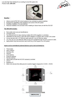 Low Side High Side Interface - Universal sPOD