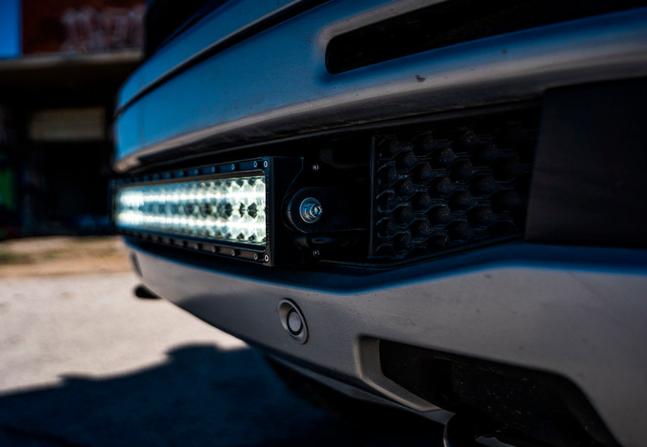 22" Bumper Hidden LED Light Bar Brackets Kit For 2019-2022 Ford Ranger
