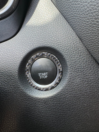 Push-To-Start Button Accent Trim Fits 2023-2025 Toyota GR Corolla