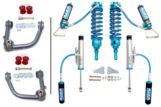 UCA W/ ADJUSTABLE COILOVER 3.0 INCH DIAMETER FRONT AND REAR SHOCKS - LEXUS GX460