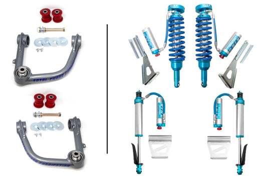 LIFT KIT W/ FRONT & REAR 2.5 INCH DIAMETER ADJUSTABLE KING SHOCKS - LEXUS GX470
