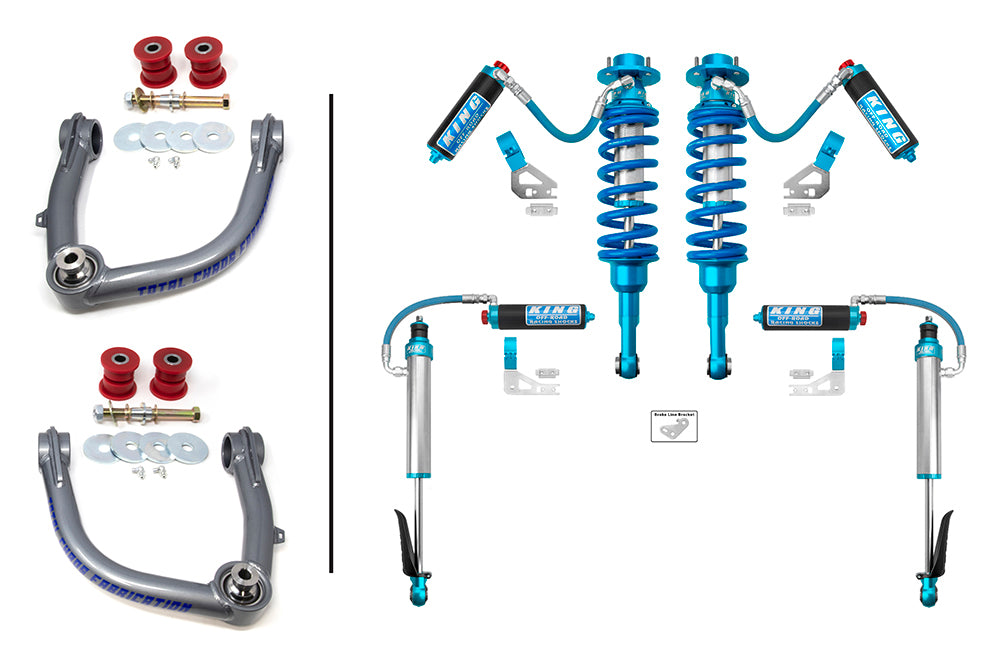 LIFT KIT W/ FRONT & REAR 2.5 INCH DIAMETER ADJUSTABLE KING SHOCKS <br>- LEXUS GX550