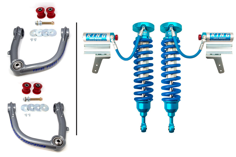 UCA W/ ADJUSTABLE COILOVER 2.5 INCH DIAMETER SHOCKS - LAND CRUISER 200