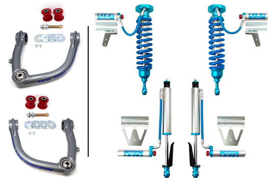 UCA W/ FRONT AND REAR 2.5 INCH DIAMETER ADJUSTABLE SHOCKS - LAND CRUISER 200