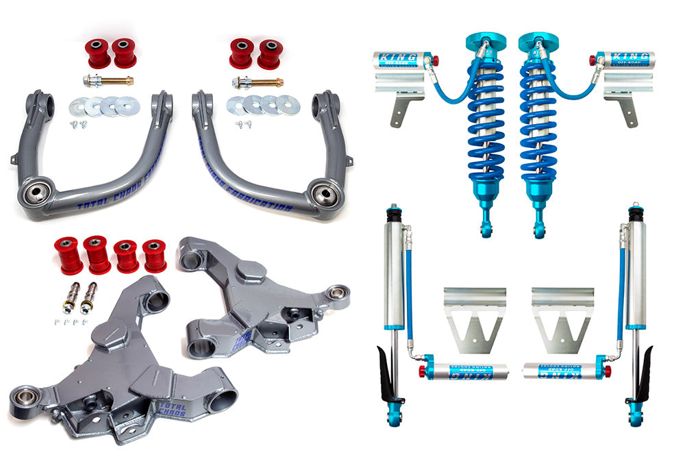 MID TRAVEL LIFT KIT W/ FRONT AND REAR 2.5 INCH DIAMETER ADJUSTABLE SHOCKS - LAND CRUISER 200