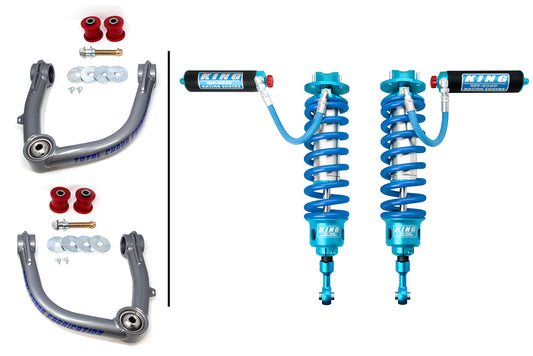 UCA W/ ADJUSTABLE COILOVER 3.0 INCH DIAMETER SHOCKS - LAND CRUISER 200