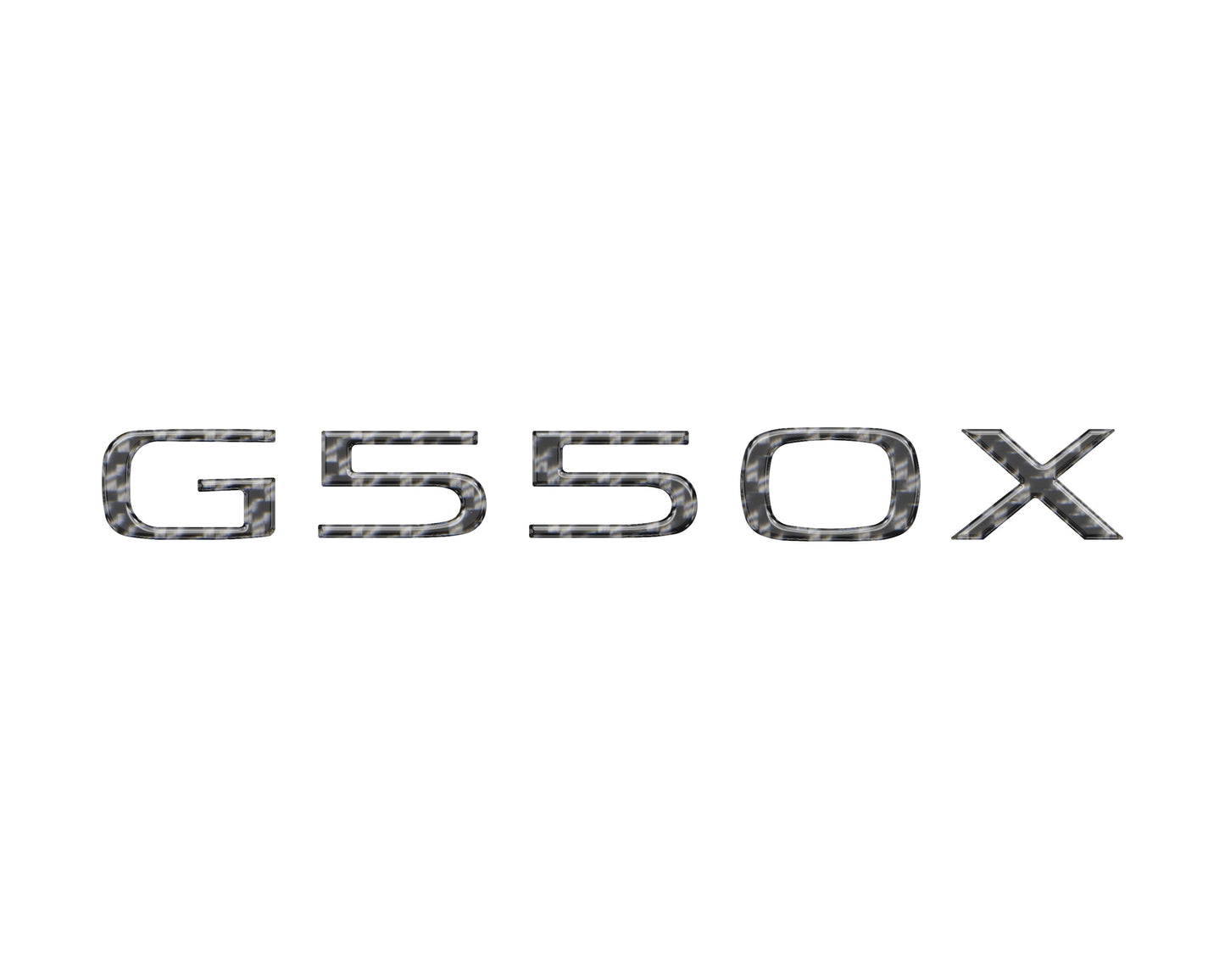 Liftgate Letter Overlays Fits 2024-2026 Lexus GX550