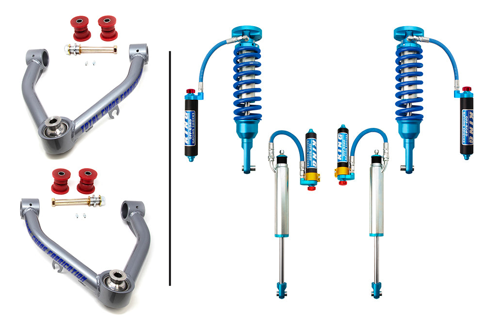 UCA W/ FRONT AND REAR 2.5 INCH DIAMETER ADJUSTABLE SHOCKS <br>- 3RD GEN MONTERO / PAJERO