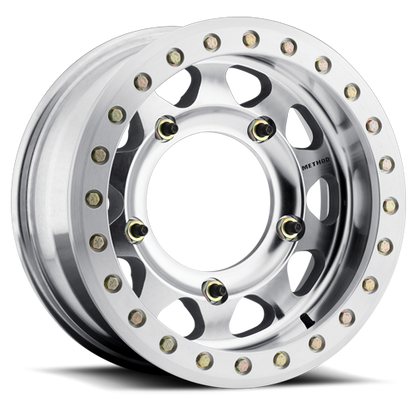 Aluminum Wheels 15x5.5 Buggy Beadlock MR101 Bolt Pattern 5 On 205 Offset -20 Lip Size 3.27 Raw Machined Method