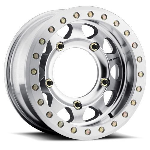 Aluminum Wheels 15x5.5 Buggy Beadlock MR101 Bolt Pattern 5 On 205 Offset -20 Lip Size 3.27 Raw Machined Method