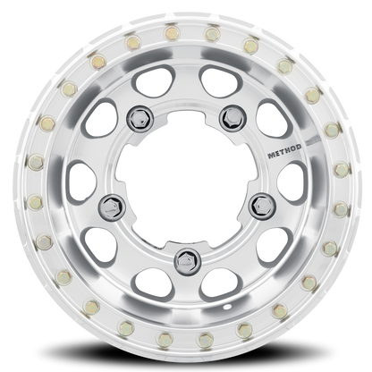 Aluminum Wheels 15x4.5 Buggy Beadlock MR103 Bolt Pattern 5 On 205 Offset -25 Lip Size 2.05 Raw Machined Method