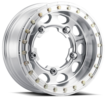 Aluminum Wheels 15x7 Buggy Beadlock MR103 Bolt Pattern 5 On 205 Offset -45 Lip Size 3.27 Raw Machined Method