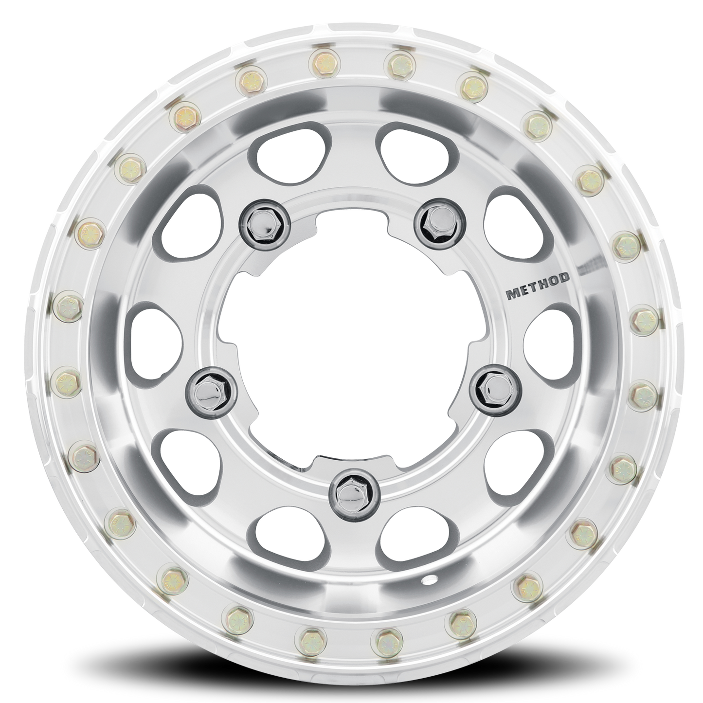 Aluminum Wheels 15x7 Buggy Beadlock MR103 Bolt Pattern 5 On 205 Offset -45 Lip Size 3.27 Raw Machined Method
