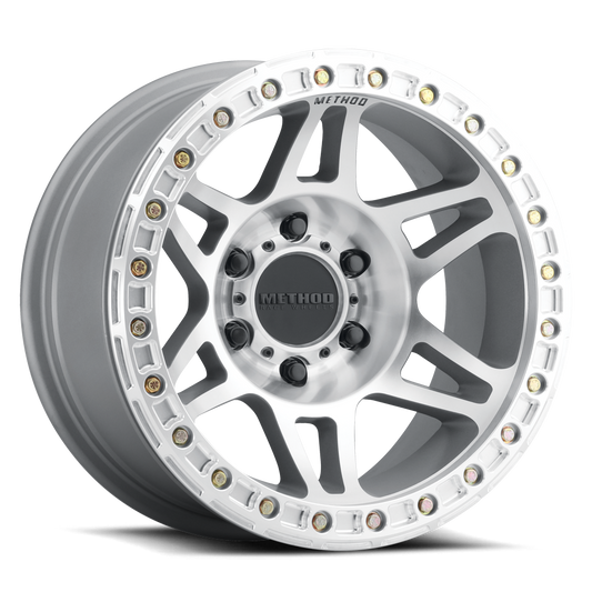 Aluminum Wheels 17x9 Beadlock MR106 Bolt Pattern 8 On 165.1 Offset -44 Lip Size 0 Machined SL Clear Coat Method