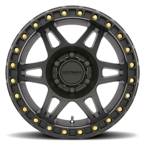 Aluminum Wheels 17x9 Beadlock MR106 Bolt Pattern 8 On 165.1 Offset -44 Lip Size 0 Matte Black MB Method