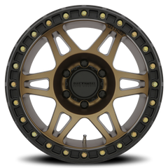Aluminum Wheels 17x9 Beadlock MR106 Bolt Pattern 8 On 165.1 Offset -44 Lip Size 0 Method Bronze BRZ Method