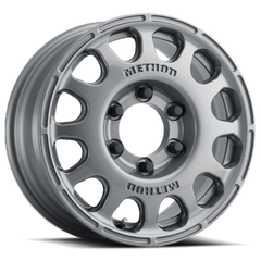 Aluminum Wheels 16x7 MR107 Bolt Pattern 6 On 139.7 Offset 45 Lip Size 0 Gloss Titanium Method