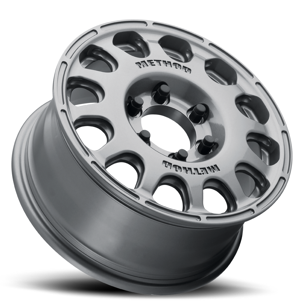 Aluminum Wheels 16x7 MR107 Bolt Pattern 6 On 139.7 Offset 45 Lip Size 0 Gloss Titanium Method