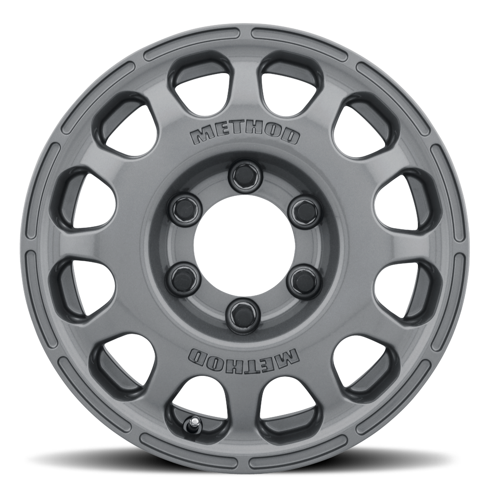 Aluminum Wheels 16x7 MR107 Bolt Pattern 6 On 139.7 Offset 45 Lip Size 0 Gloss Titanium Method