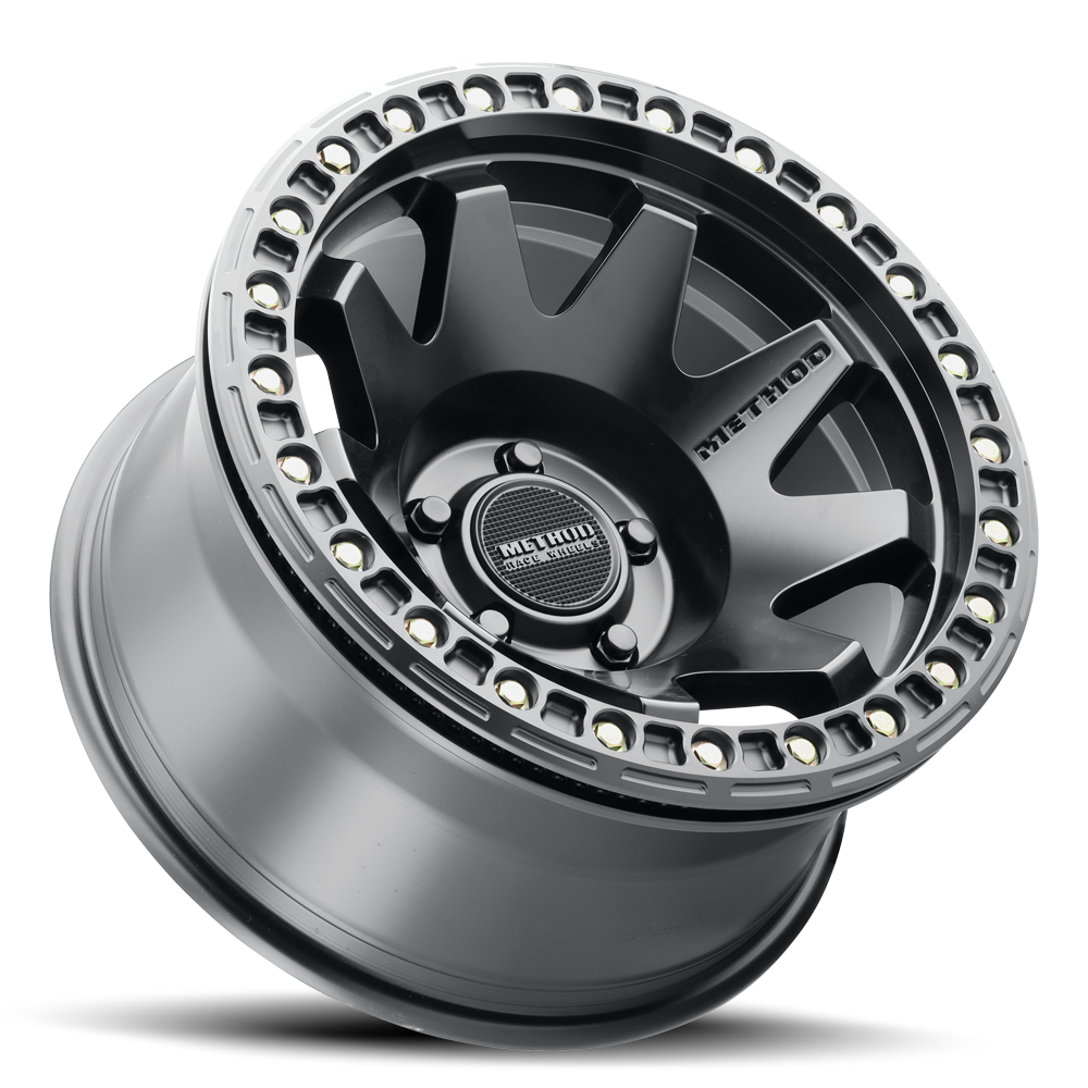 Aluminum Wheels 17x9 MR108 Bolt Pattern 8 On 165.1 Offset -44 Lip Size 0.63 Matte Black MB Method