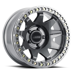 Aluminum Wheels 17x9 MR108 Bolt Pattern 8 On 165.1 Offset -44 Lip Size 0.63 Gloss Titanium GY Method