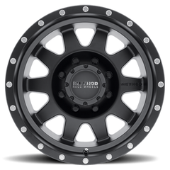 Aluminum Wheels 20x9 The Standard MR301 Bolt Pattern 8 On 170 Offset 18 Lip Size 3.7 Matte Black MB Method