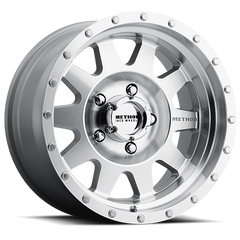 Aluminum Wheels 15x7 The Standard MR301 Bolt Pattern 6 On 139.7 Offset -6 Lip Size 2.36 Machined SL Clear Coat Method