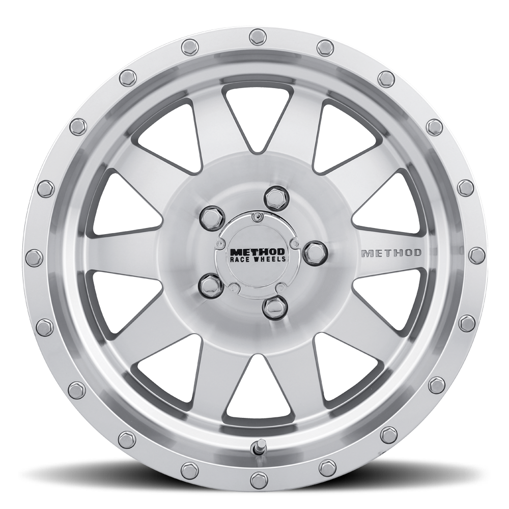 Aluminum Wheels 15x7 The Standard MR301 Bolt Pattern 6 On 139.7 Offset -6 Lip Size 2.36 Machined SL Clear Coat Method