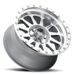 Aluminum Wheels 20x10 Double Standard MR304 Bolt Pattern 8 On 180 Offset -18 Lip Size 3.9 Machined SL Clear Coat Method