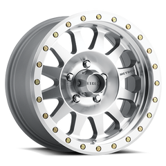 Aluminum Wheels 20x10 Double Standard MR304 Bolt Pattern 8 On 180 Offset -18 Lip Size 3.9 Machined SL Clear Coat Method