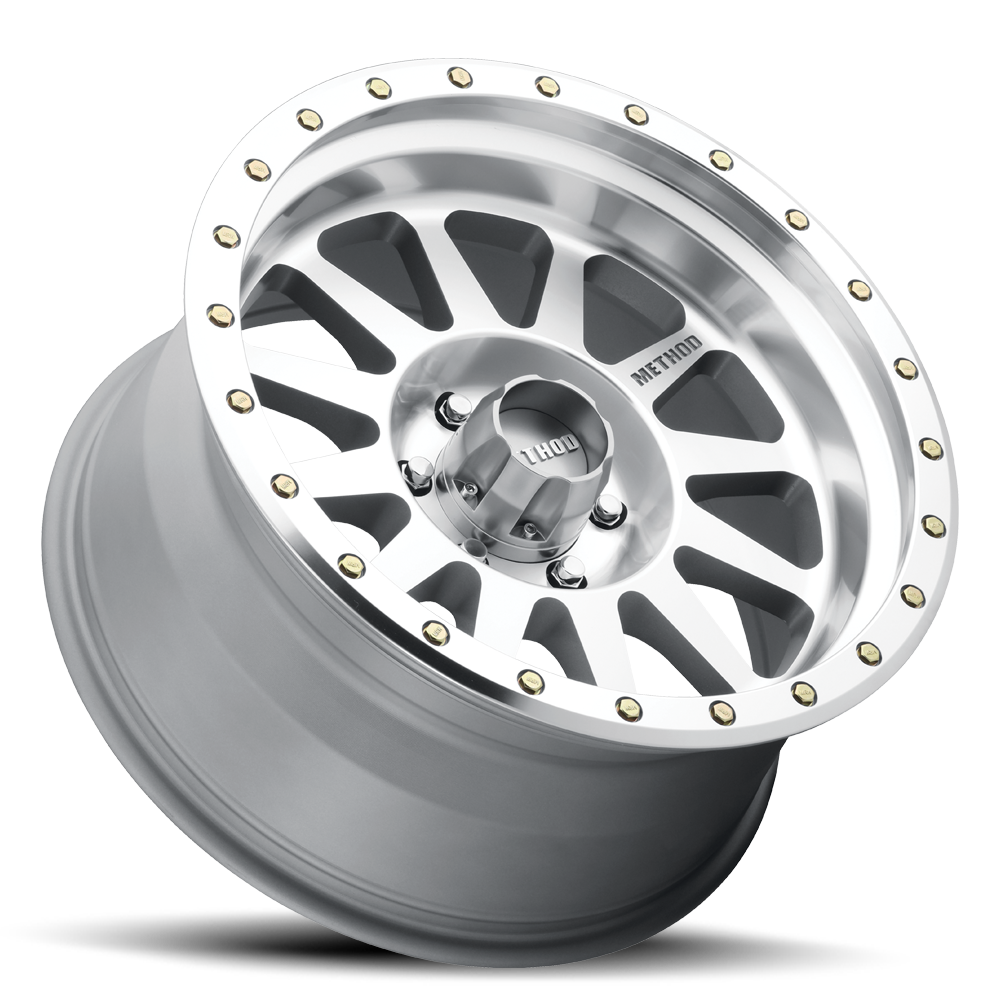 Aluminum Wheels 20x10 Double Standard MR304 Bolt Pattern 8 On 180 Offset -18 Lip Size 3.9 Machined SL Clear Coat Method