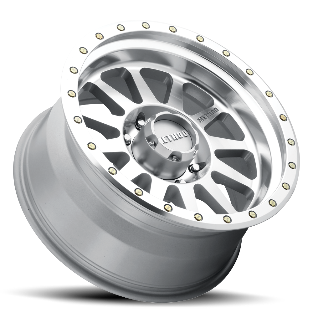 Aluminum Wheels 20x10 Double Standard MR304 Bolt Pattern 8 On 180 Offset -18 Lip Size 3.9 Machined SL Clear Coat Method