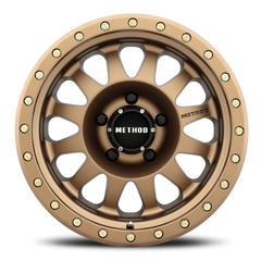 Aluminum Wheels 15x8 Double Standard MR304 Bolt Pattern 5 On 114.3 Offset -24 Lip Size 3.5 Method Bronze BRZ Method