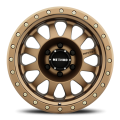 Aluminum Wheels 17x8.5 Double Standard MR304 Bolt Pattern 8 On 170 Offset 0 Lip Size 2.6 Method Bronze BRZ Method