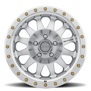 Aluminum Wheels 17x8.5 Double Standard MR304 Bolt Pattern 8 On 170 Offset 0 Lip Size 2.6 Machined SL Clear Coat Method