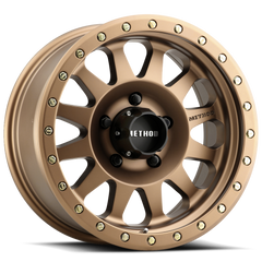 Aluminum Wheels 17x8.5 Double Standard MR304 Bolt Pattern 8 On 170 Offset 0 Lip Size 2.6 Method Bronze BRZ Method