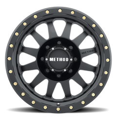 Aluminum Wheels 17x8.5 Double Standard MR304 Bolt Pattern 8 On 170 Offset 0 Lip Size 3.07 Matte Black MB Method