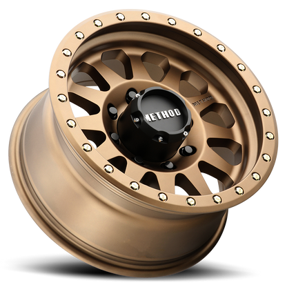 Aluminum Wheels 17x8.5 Double Standard MR304 Bolt Pattern 8 On 170 Offset 0 Lip Size 2.6 Method Bronze BRZ Method