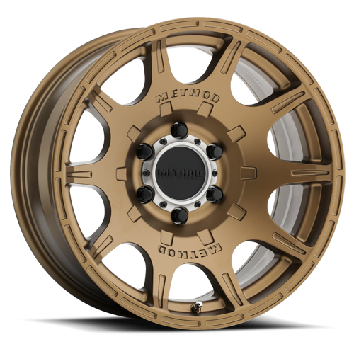 Aluminum Wheels 17x8.5 Roost MR308 Bolt Pattern 6 On 139.7 Offset 0 Method Bronze BRZ Method