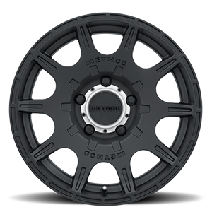Aluminum Wheels 18x9 Roost MR308 Bolt Pattern 6 On 139.7 Offset 18 Matte Black MB Method