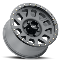 Aluminum Wheels 18x9 Grid MR309 Bolt Pattern 8 On 180 Offset 18 Lip Size 1.65 Titanium GY Black Street Loc Method